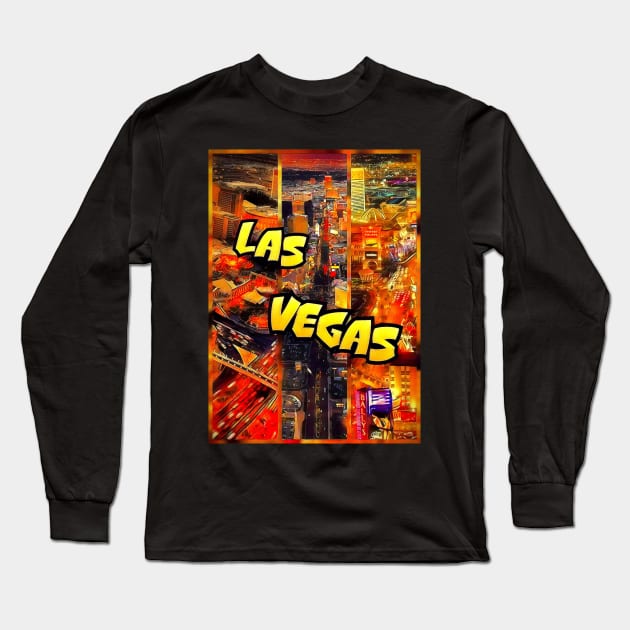 Las Vegas Long Sleeve T-Shirt by d1a2n3i4l5